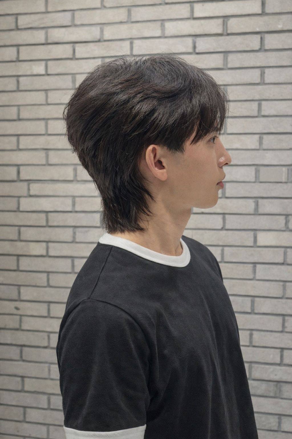 Korean men's hair style at JUNO HAIR Myeongdong hair salon (2nd Branch) — trend cut, two-block, men's perm · case 5